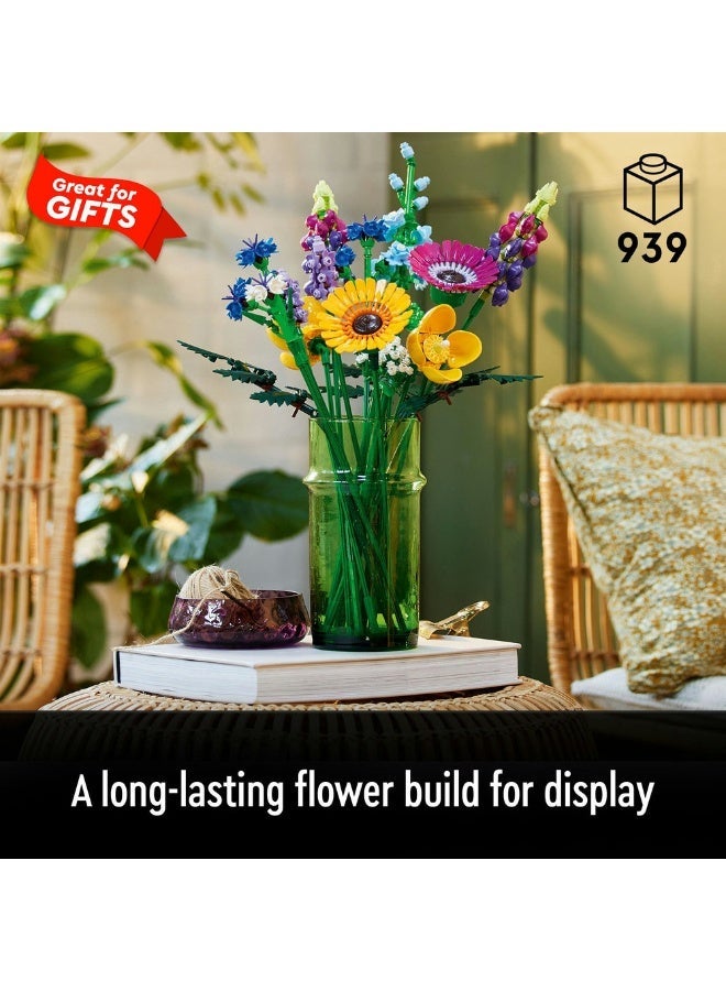 ليغو مجموعة باقة الزهور البرية ليجو بوتانيكالز للبالغين، هدية عيد الحب - Image 4